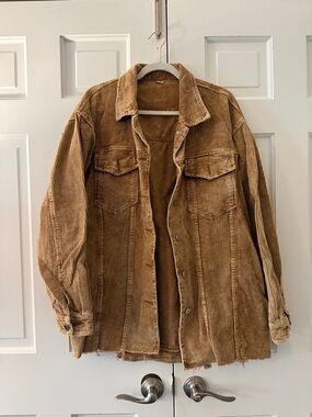 women’s Corduroy Jacket in Brown - Classic Casual Coat